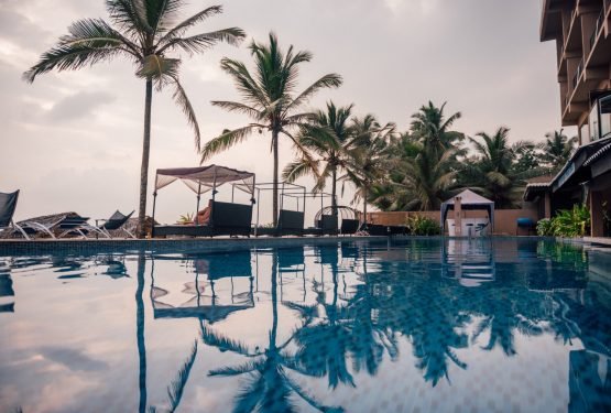 sri lanka hotel pool swim